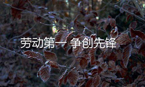第一 争创先劳动锋