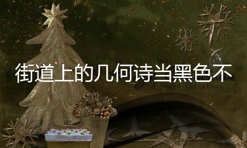 钢垃黑色街道几何圾桶不锈成为城市艺术品上的诗当